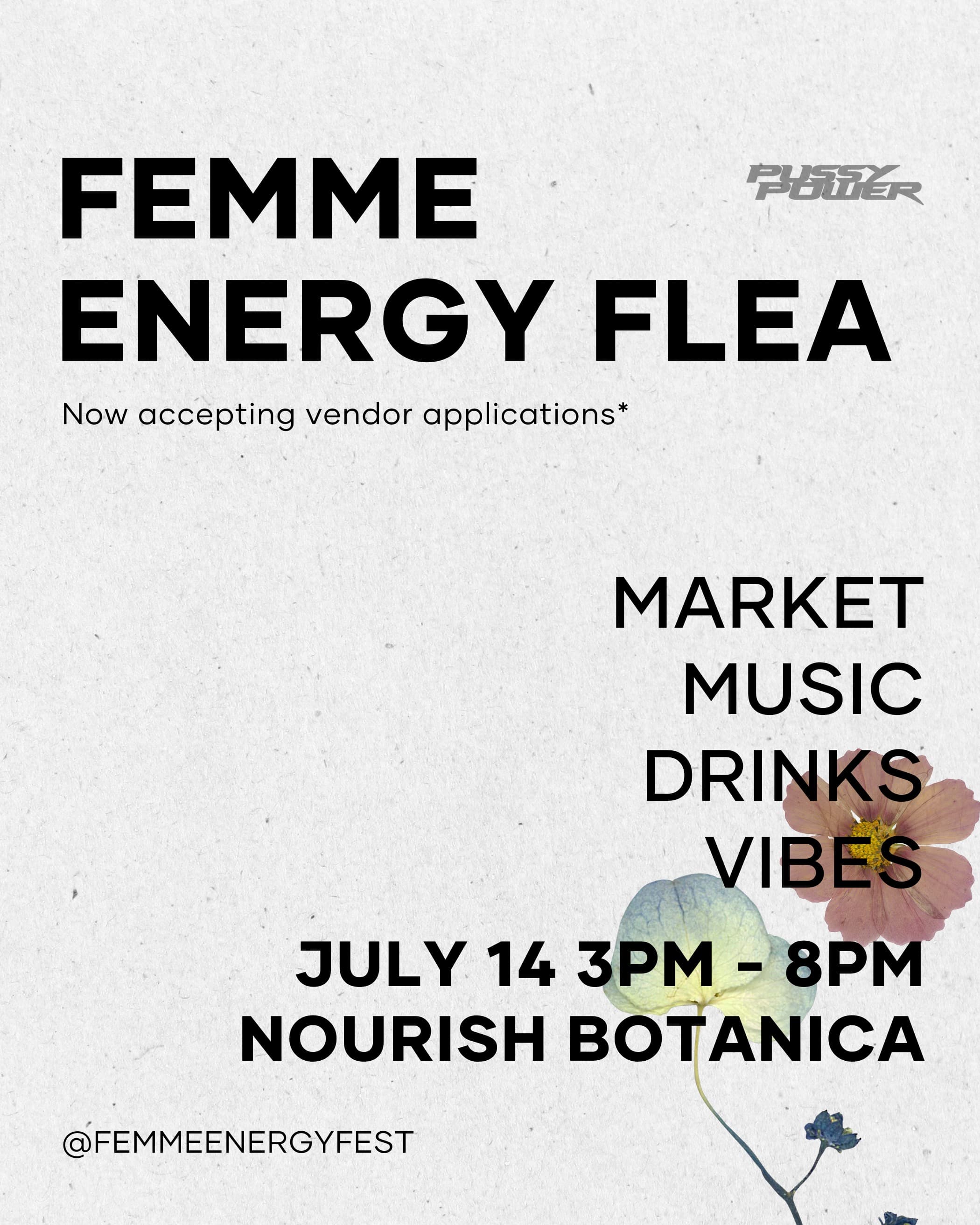 Femme Energy Flea